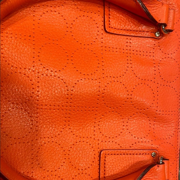 Kate Spade Orange Leather Tote Bag - Picture 6 of 9